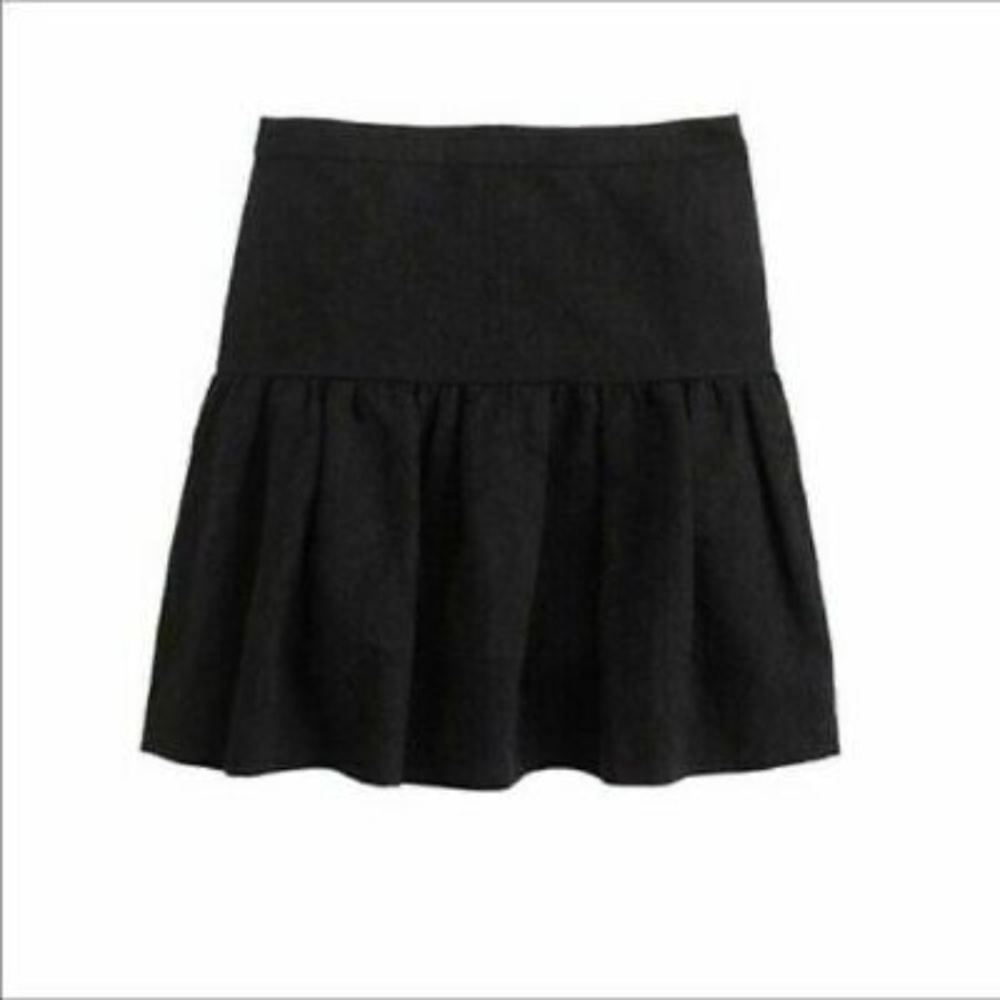 J. Crew Drop-Hem Jacquard skirt